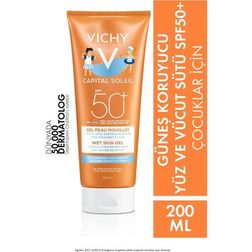 Vichy Capital Soleil Çocuklar Için Yüz ve Vücut Jeli SP50 200 Ml
