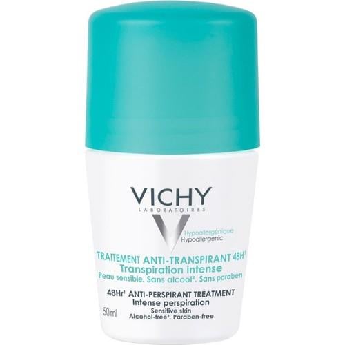 Vichy Kokusuz Unisex Roll-on Deodorant 50 ml – Hipoalerjenik, Alkol ve Paraben İçermeyen 48 Saat Etkili Koruma
