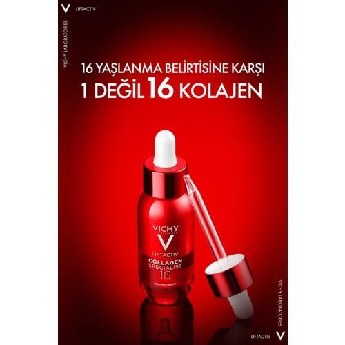 Vichy Liftactiv Collagen Specialist 16 Yaşlanma Karşıtı Unisex Serum 30 ml Co-Bonding Teknolojili