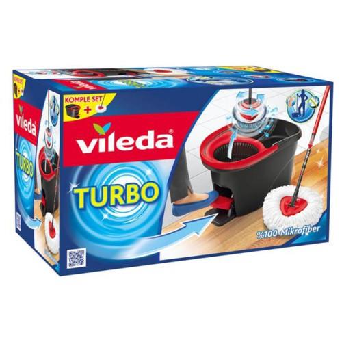 Vileda Turbo Temizlik Seti - Antrasit / Kırmızı