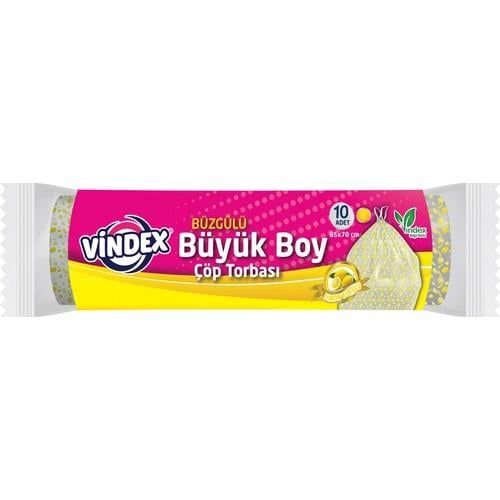 Vindex Çöp Torbası Limon Kokulu Büyük Boy 10'lu