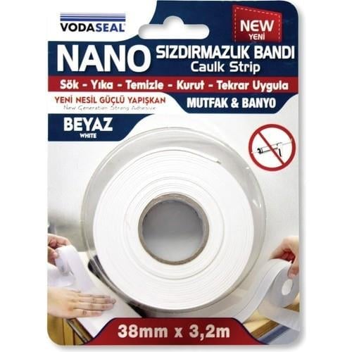 Vodaseal Sızdırmazlık Bandı Beyaz 38 mm x 3 2 mt