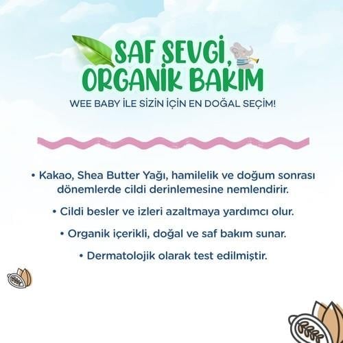 Wee Baby Organik Çatlak Önleyici Krem 150 ml