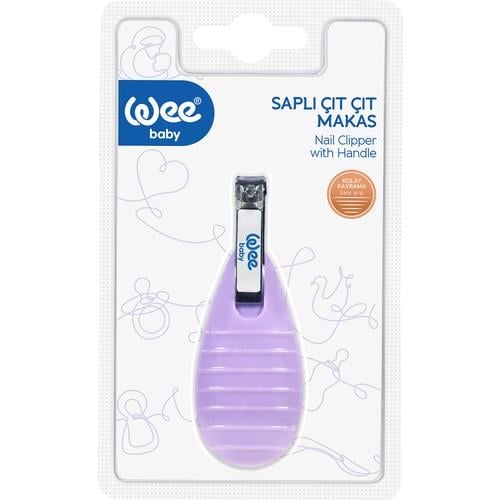 Wee Baby Saplı Çıt Çıt Tırnak Makası 888 Mor