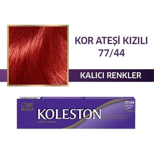 Wella Koleston Antrasit Gri Saç Boyası - Amonyak İçeren, Yoğun Beyaz Kapatma Etkisiyle Uzun Süre Kalıcı Canlı Renkler, 50 ml