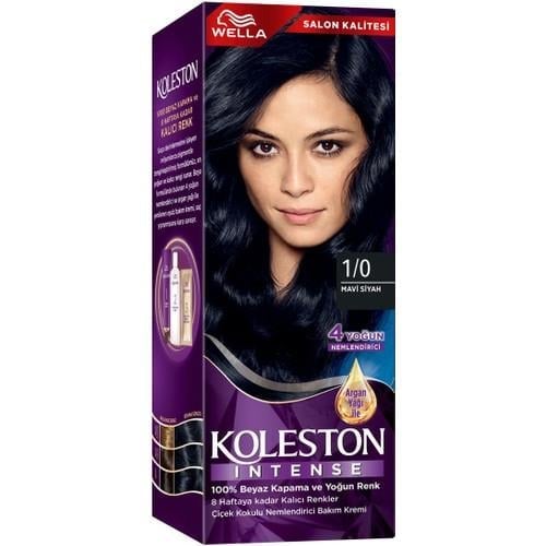 Wella Koleston Intense Mavi Siyah Amonyaklı Saç Boyası 1.0 - Derin Renk Etkisi