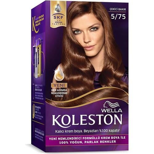 Wella Koleston Kit Saç Boyası 5/75 Çekici Bakır