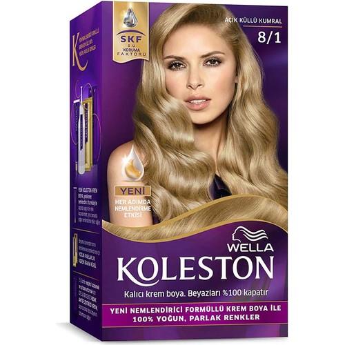 Wella Koleston Kit Saç Boyası 8/1 Açık Küllü Kumral