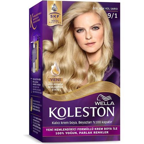 Wella Koleston Kit Saç Boyası 9/1 Özel Açık Kül Sarısı