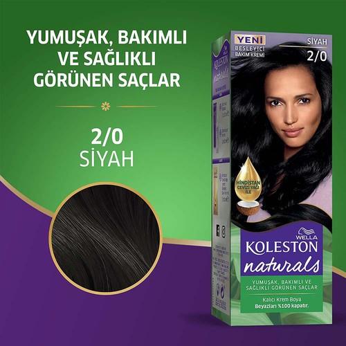 Wella Koleston Naturals 2/0 Siyah
