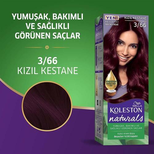 Wella Koleston Naturals 3/66 Kızıl Kestane