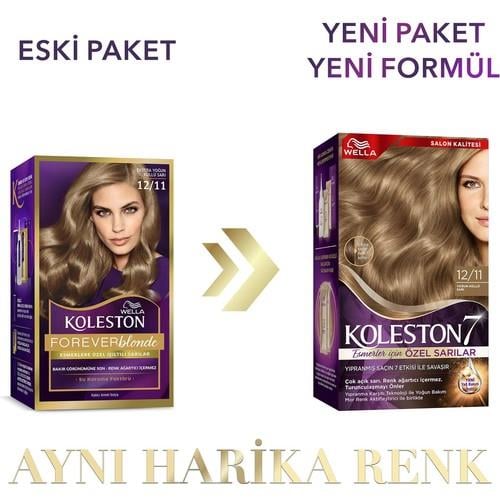 Wella Koleston Supreme Kit 12/11 Yoğun Küllü Sarı