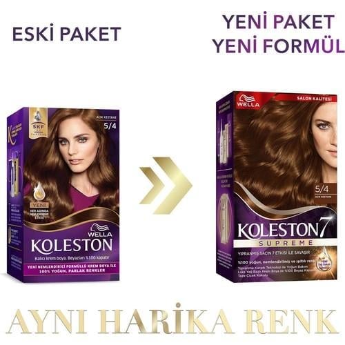 Wella Koleston Supreme Kit 5/4 Açık Kestane