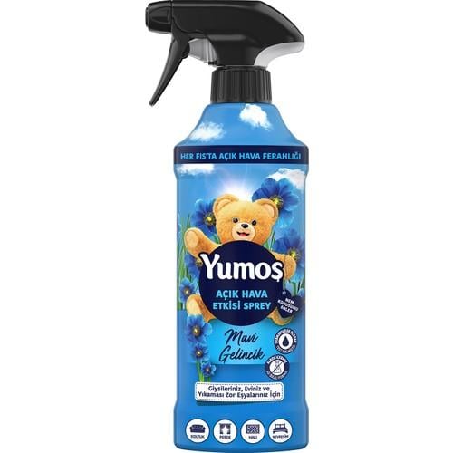 Yumoş Açık Hava Etkisi Sprey Mavi Gelincik Yıkanması Zor Eşyalar Için 430 ml