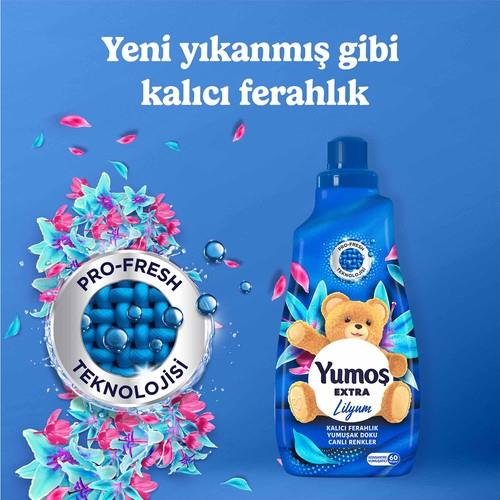 Yumoş Extra Konsantre Çamaşır Yumuşatıcı Lilyum 1440 ml 60 Yıkama