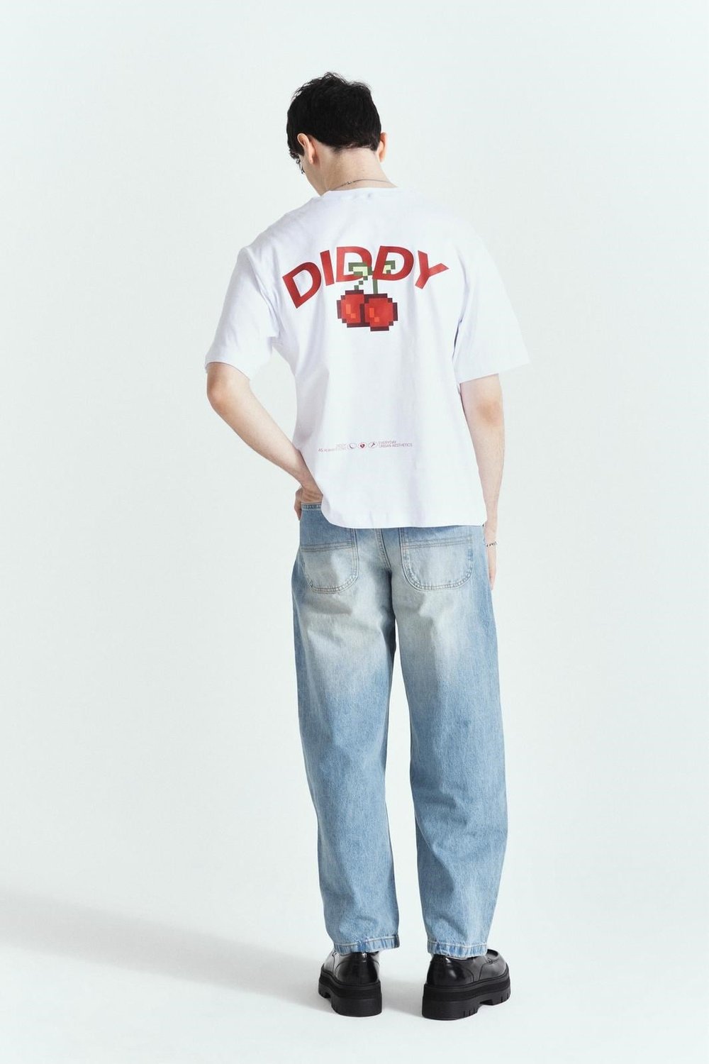 DIDDY CHERRY BASKILI PREMİUM OVERSİZE TSHIRT