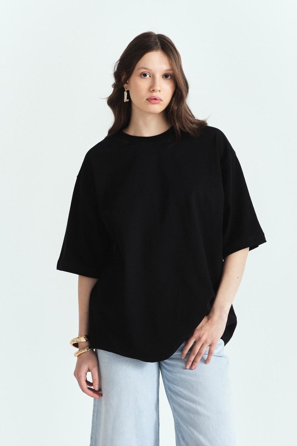 DIDDY COWBOY BASKILI PREMİUM OVERSİZE TSHIRT