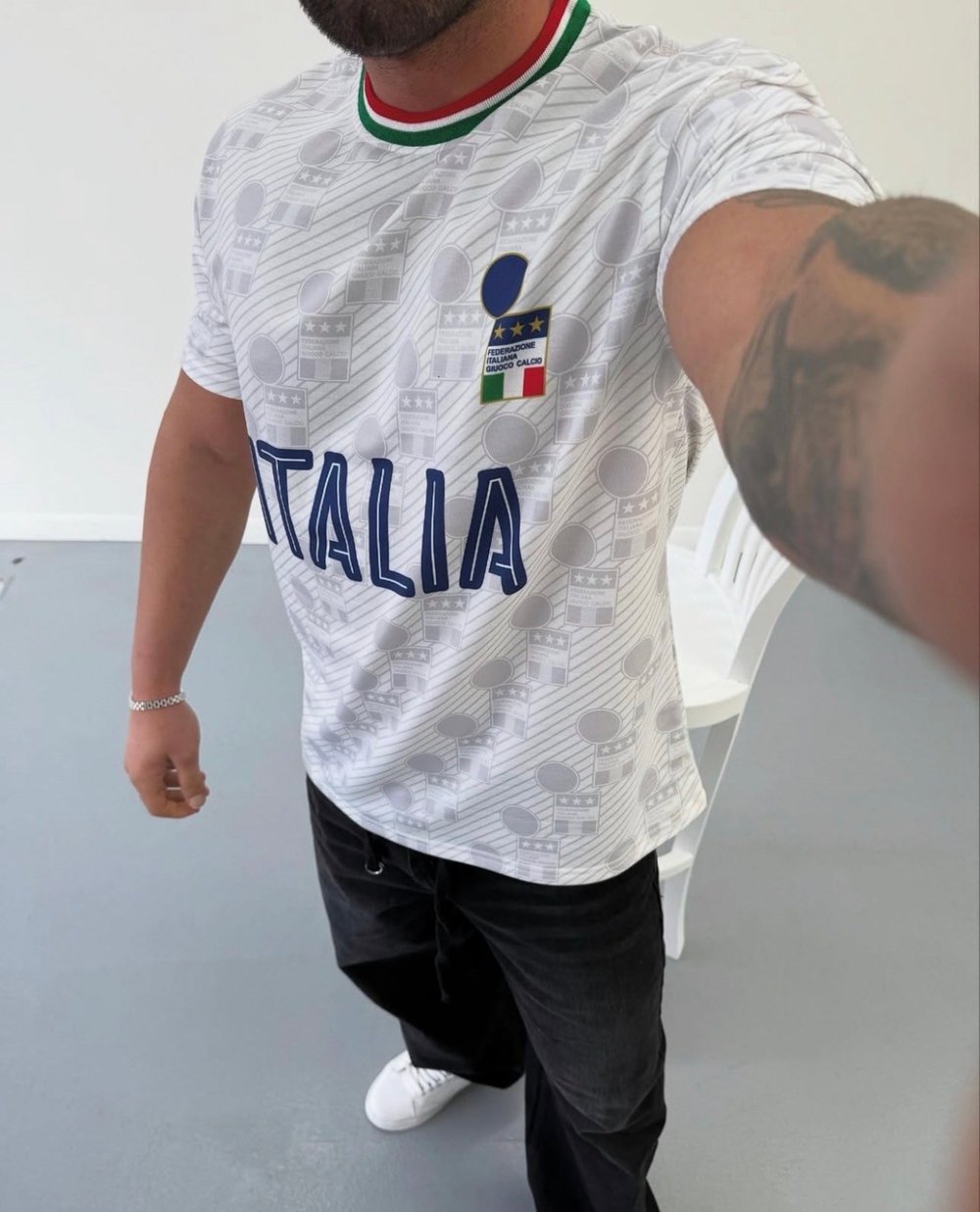 ITALIA DİJİTAL BASKI OVERSİZE TSHİRT