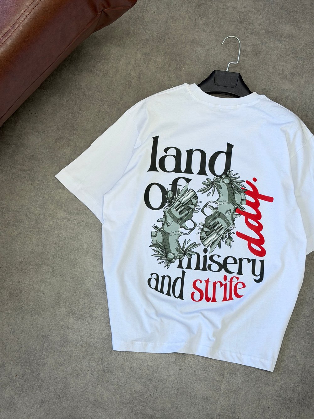 LAND OF DDY  BASKI OVERSİZE TSHIRT