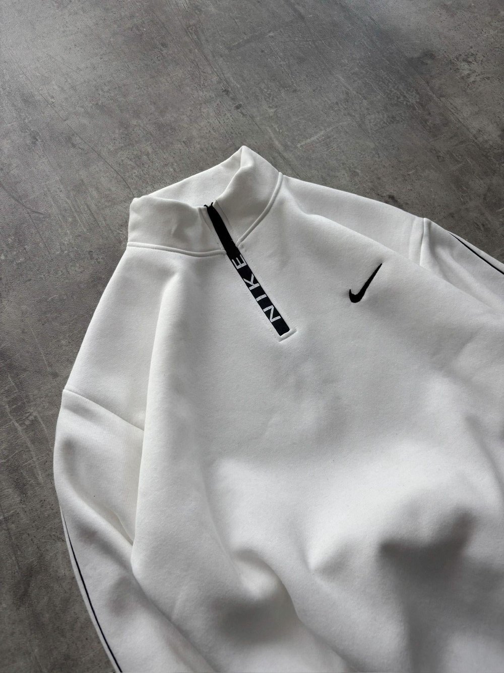 NK BİYELİ YARIM FERMUAR SWEAT