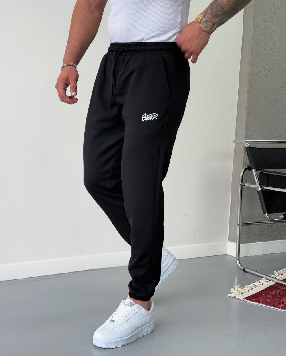 STW DAR PAÇA SİYAH EŞOFMAN
