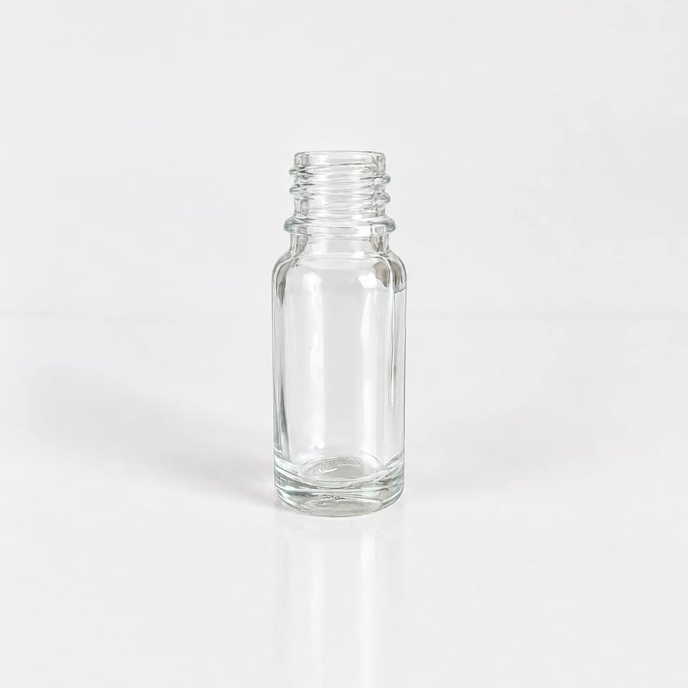 10 ml Şeffaf Cam Serum Şişesi (10 Adet)