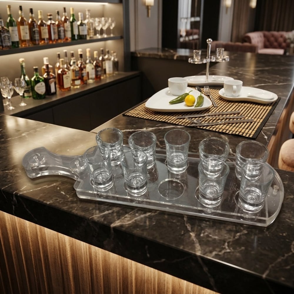Şeffaf Shot Standı 10lu