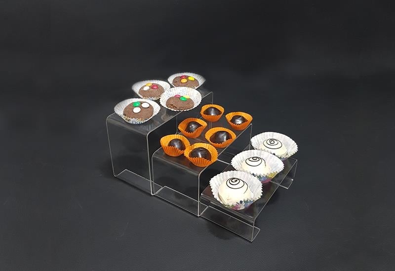 3lü Merdiven Cupcake Standı