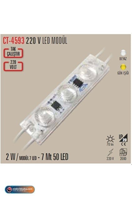 CATA CT-4592B 12V MODUL LED KRISTAL MERCEK