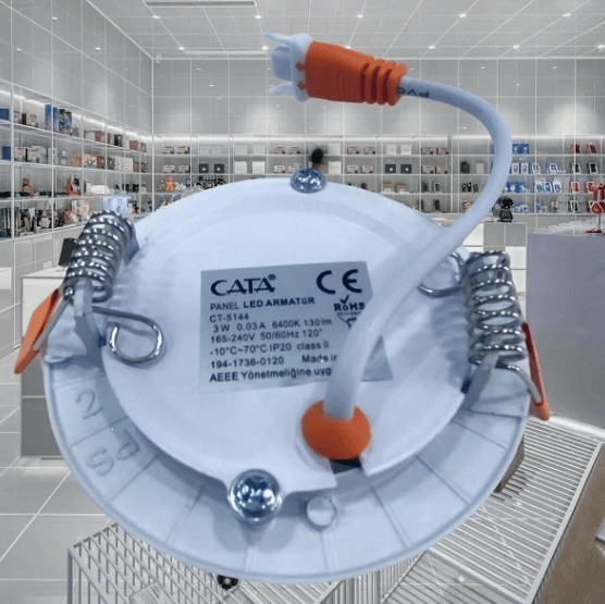 CATA CT-5144B 3W SLIM PANEL (BEYAZ)