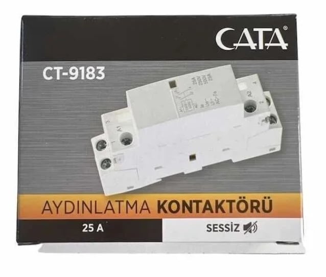 CATA CT-9183 MODULER AYDINLATMA KONTAKTORU 25A