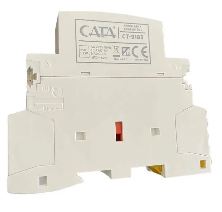 CATA CT-9183 MODULER AYDINLATMA KONTAKTORU 25A
