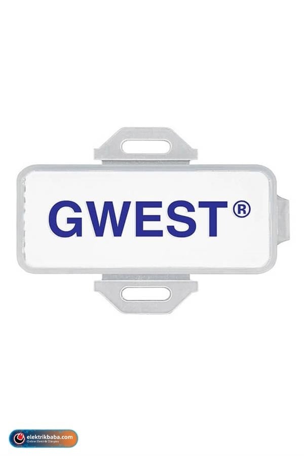 GWEST 1529 GPET - 2 50X17mm YAPISKANLI ETIKET TASIYICI