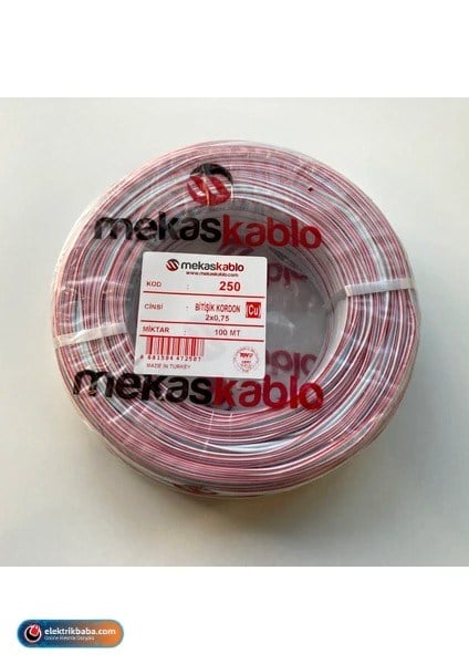 MEKAS 20250 2x0,75MM2 KORDON KABLO
