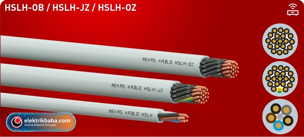 MEKAS88212MEKAS 88212 HSLH-JZ 12 G 1,00 mm2 KUMANDA KONT. KABLOSU