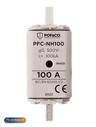 POFACOPFC-NH100POFACO PFC-NH100 100A NH00 BICAKLI SIGORTA