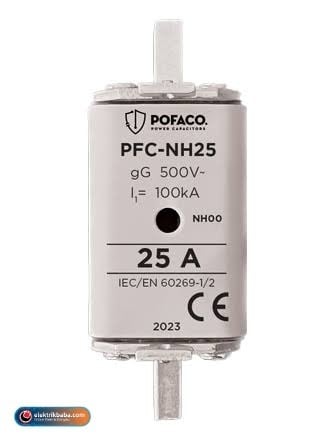 POFACOPFC-NH25POFACO PFC-NH25 25A NH00 BICAKLI SIGORTA