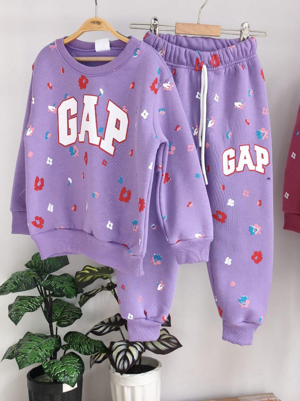 GAP LİLA ÇİÇEKLİ TAKIM