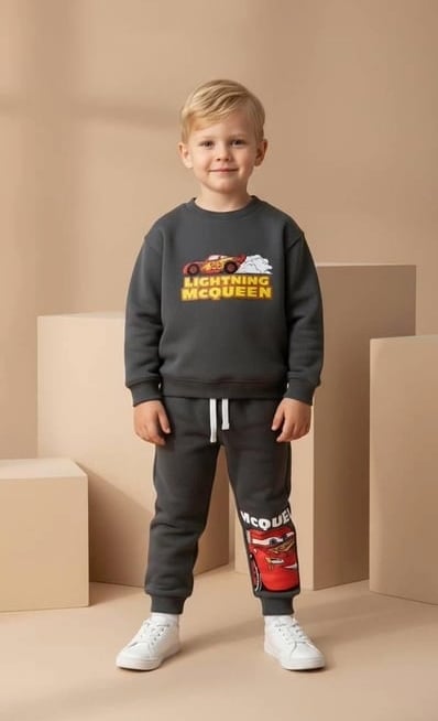 MCQUEEN ARABALAR EŞOFMAN TAKIM FÜME  I 2-8 YAŞ
