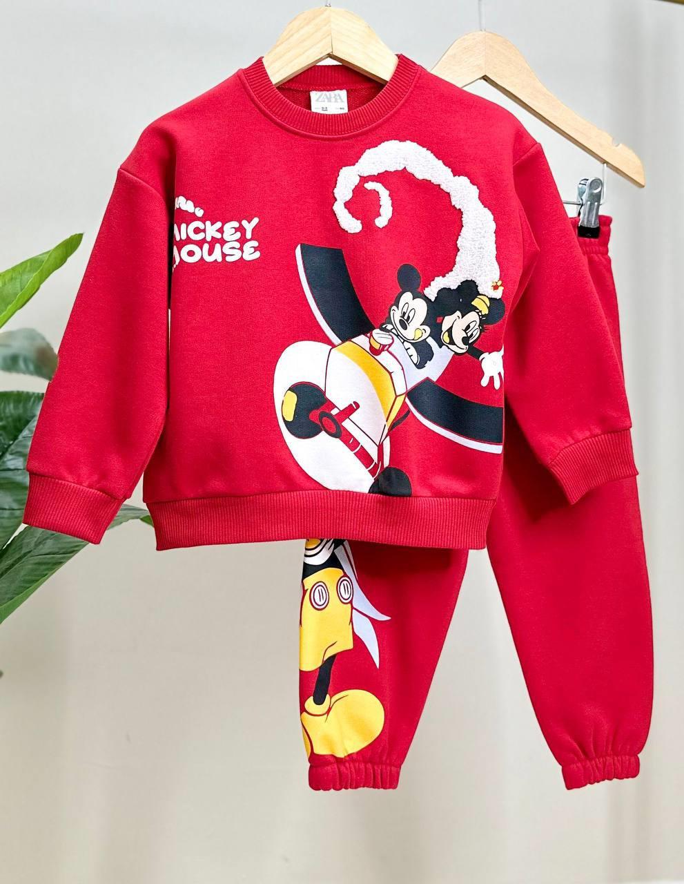 MICKEY MOUSE SÜZENE NAKIŞ BASKILI TAKIM