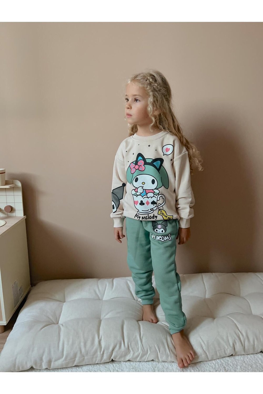 Kuromi Baskılı Kız Çocuk Takım
