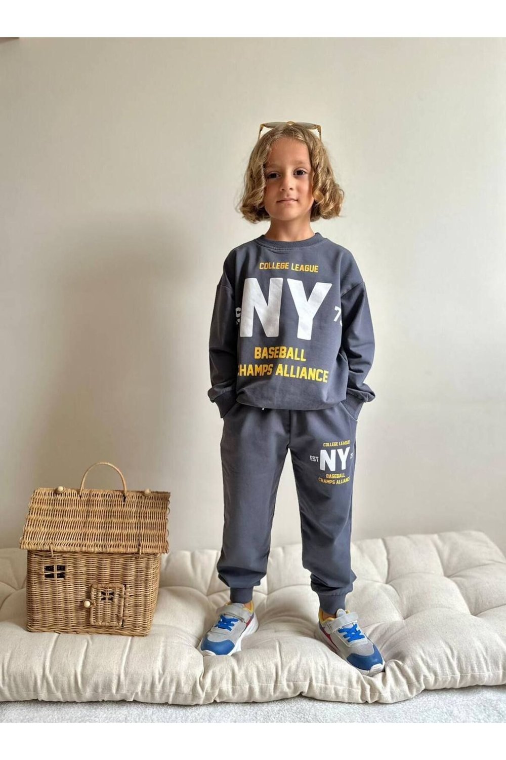 Yigit Butik Baskılı Erkek Çocuk Takım