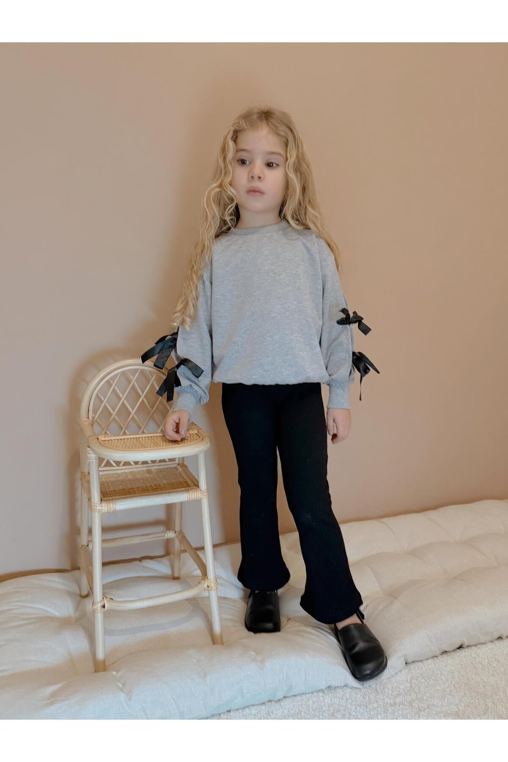 Yigit Butik İspanyol Paça Kız Çocuk Alt Üst Takım