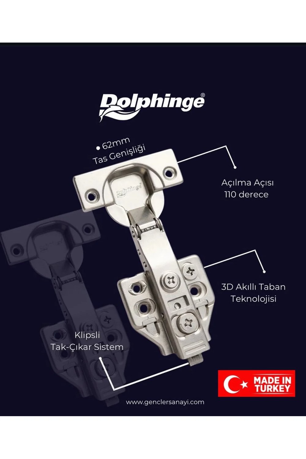 DOLPHINGE 3D TAS MENTEŞE DÜZ