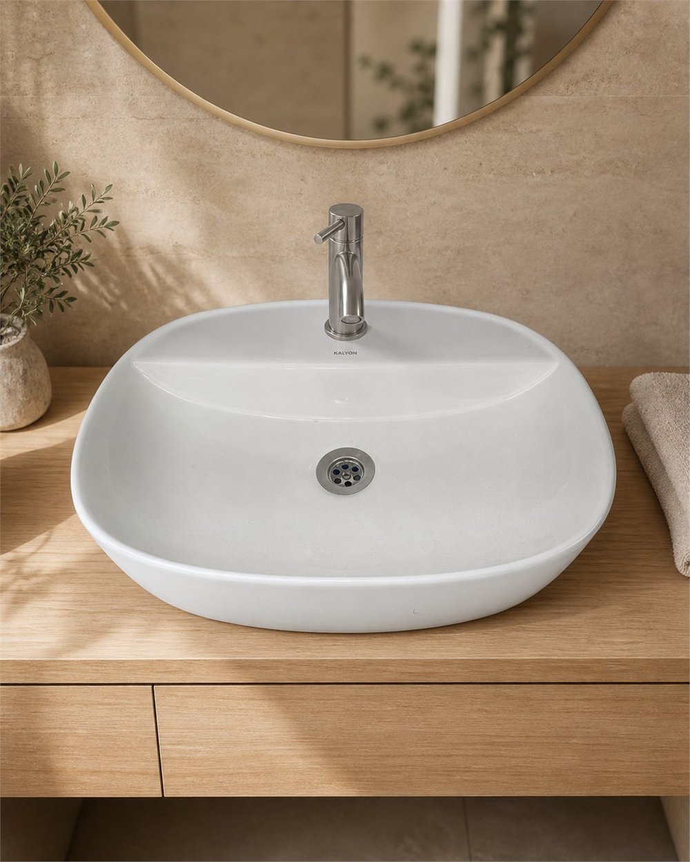 KALYON SERAMİK LAVABO 610 X 415 X 135