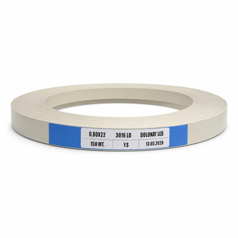 KENAR BANDI PVC 0,8MM 22MM DOLUNAY LED
