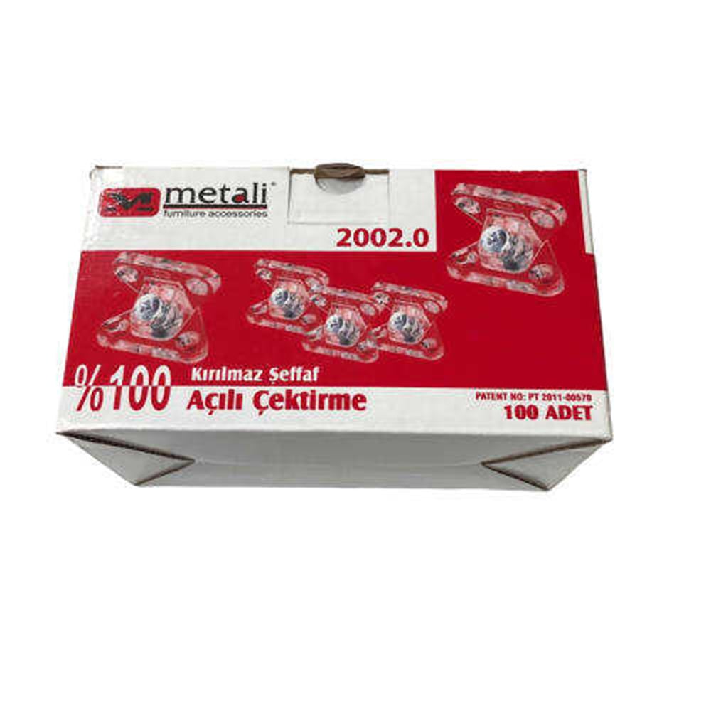 METALİ AÇILI ÇEKTİRME ŞEFFAF