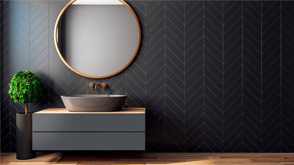 TREND KAPAK PANEL LUX ACR KOYU GRİ 18*122*280 1 GR