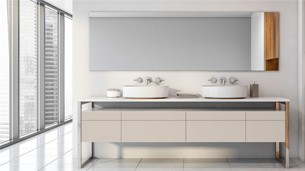 YILDIZ TREND KAPAK PANEL LUX ACR KREM 18*122*280