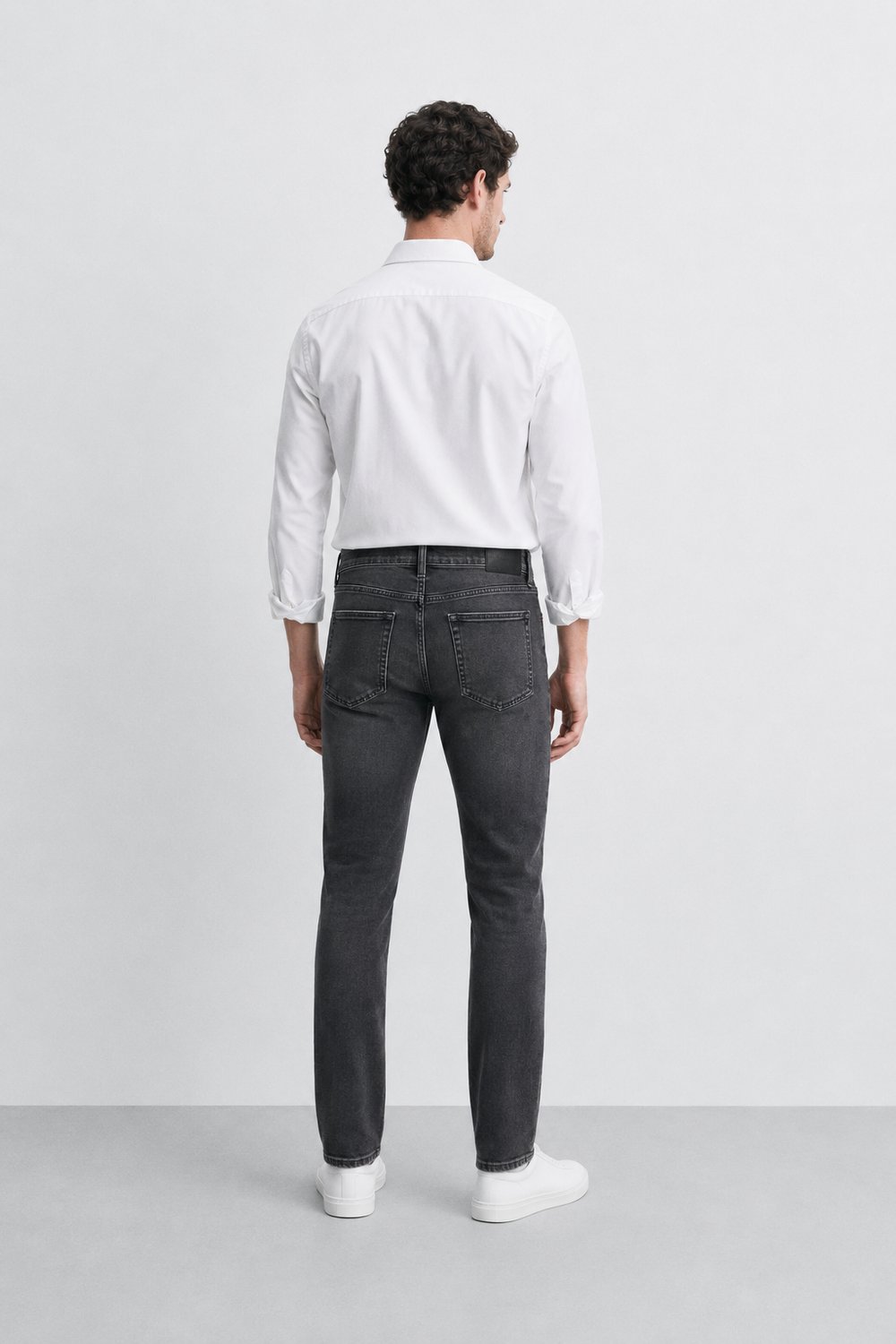 Erkek Regular Fit Boru Paça Esnek Likralı Denim Jeans Kot Pantolon ANDREAS4